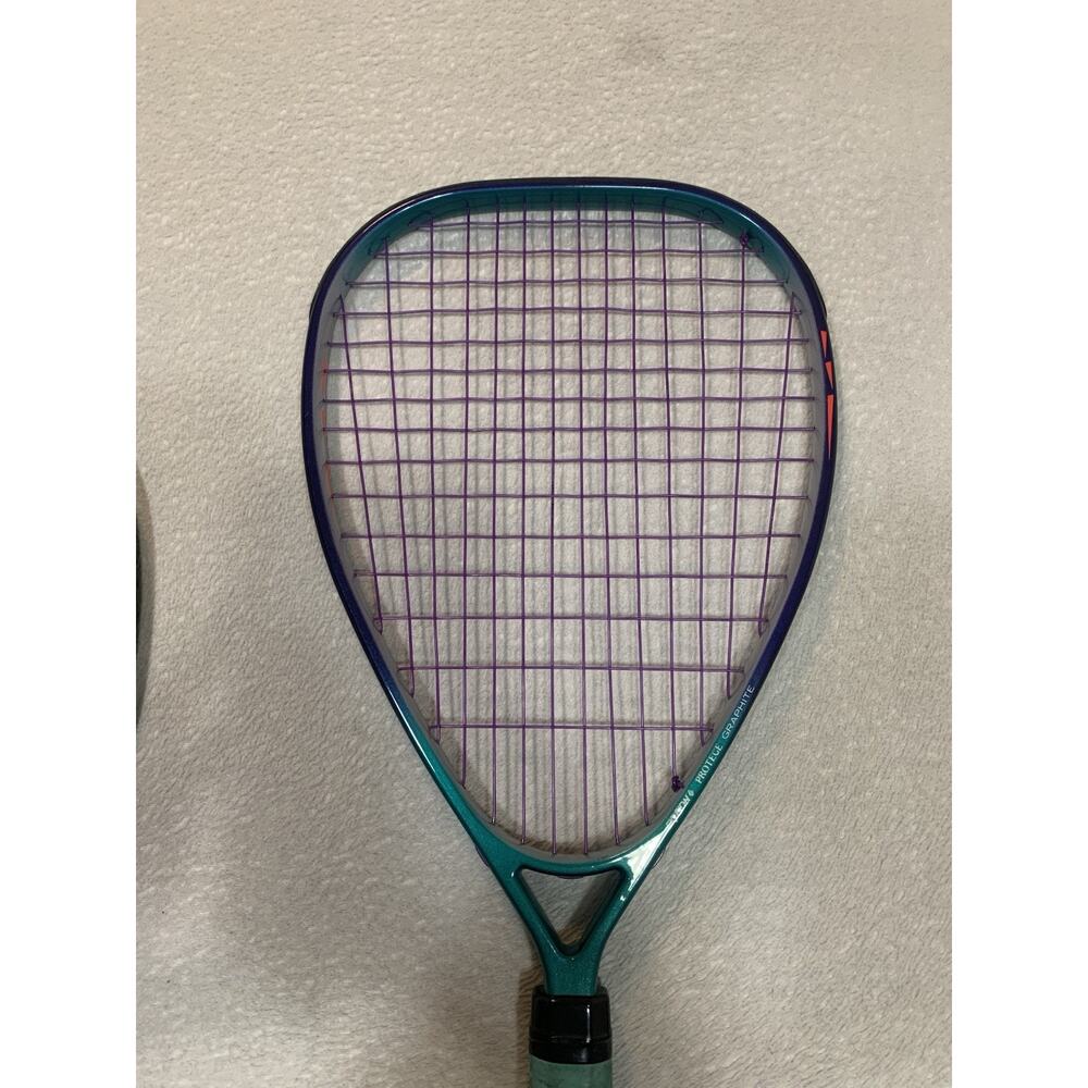 Ektelon Protege Graphite Racquetball Racquet Racket Purple‎ Aqua - Picture 9 of 9